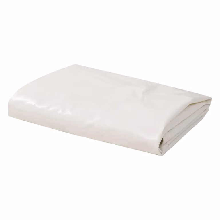 Telo protettivo bianco vidaXL con rivestimento in PVC 3 x 6 m