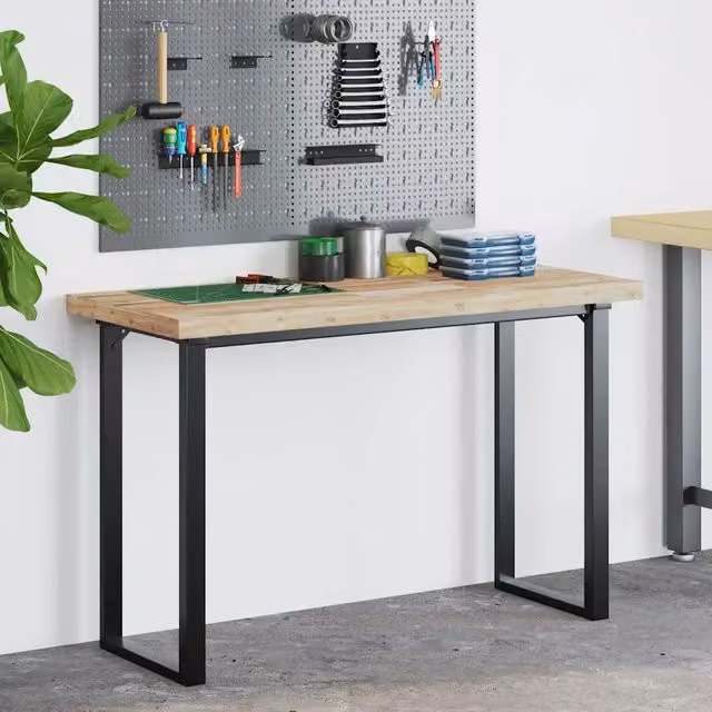 Piano Tavolo | Superficie Tavolo | Piano Scrivania Non Trattato 140x50x4cm Legno Massello Acacia