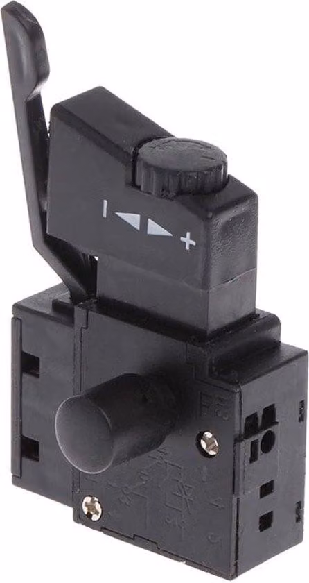 Trapano elettrico con regolatore rapido, 250 V, 10 A, accessori