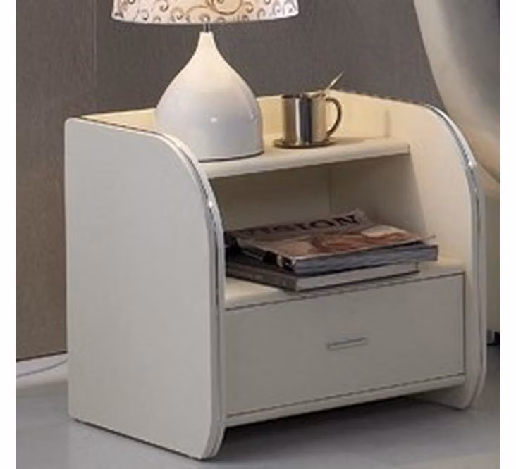 Tavolino da notte in pelle, consolle, tavolino per la camera da letto, tavolino ausiliario, tavolo #4836