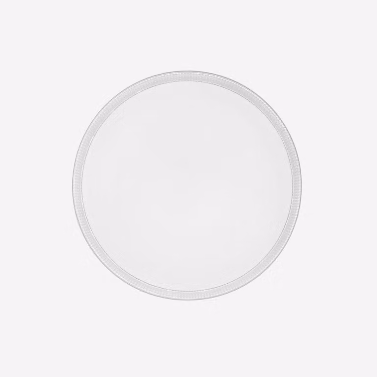 Lampada da soffitto LED bianca KAOS con bordo a forma di diamante, 40W, con interruttore CCT, diametro 50 cm.