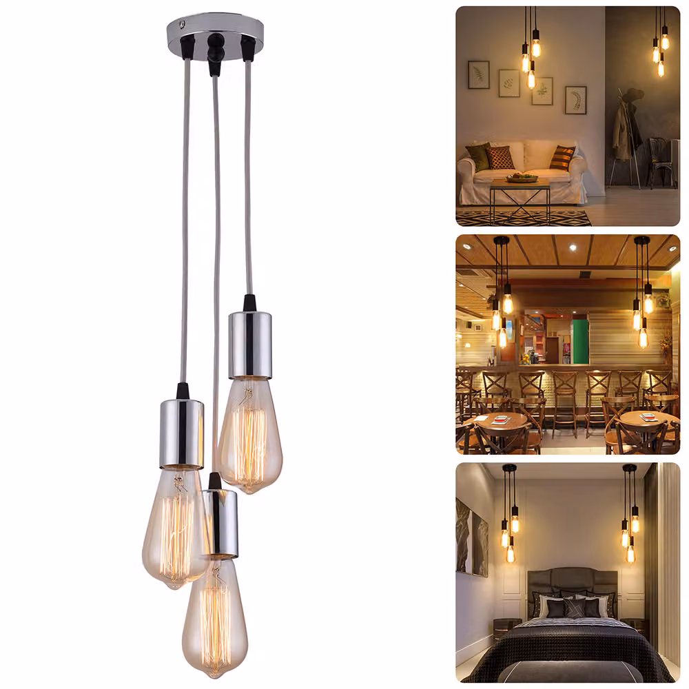 Lampada a sospensione lampada a sospensione E27 vintage lampadario a soffitto per cucina sala da pranzo camera da letto soggiorno decorazione
