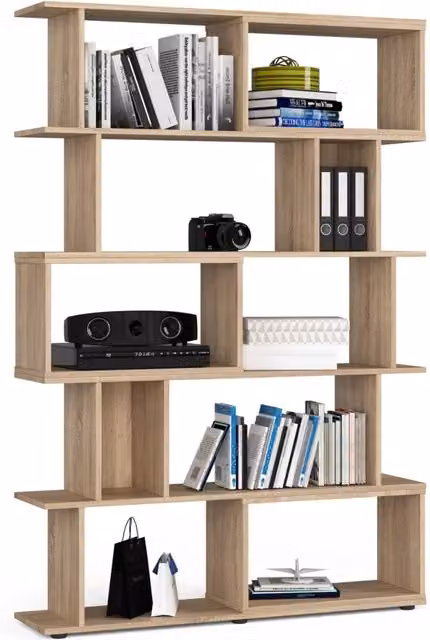 Scaffale FIX Quercia Sonoma 120 cm 120x28,4x177 cm