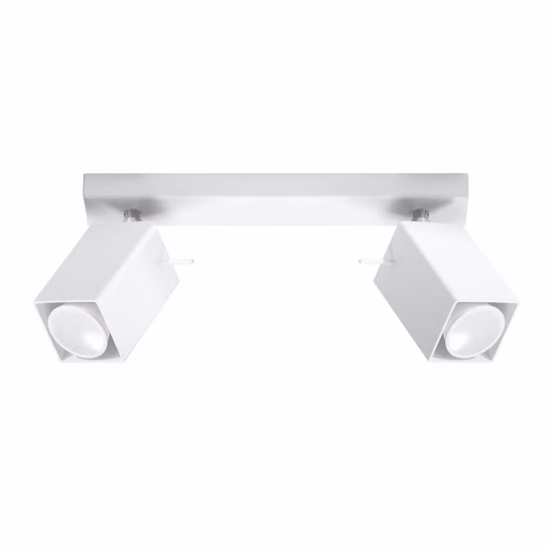 Lampada da soffitto MERIDA 2 bianco 2xGU10 10W acciaio 16x6x30cm Sollux Lighting