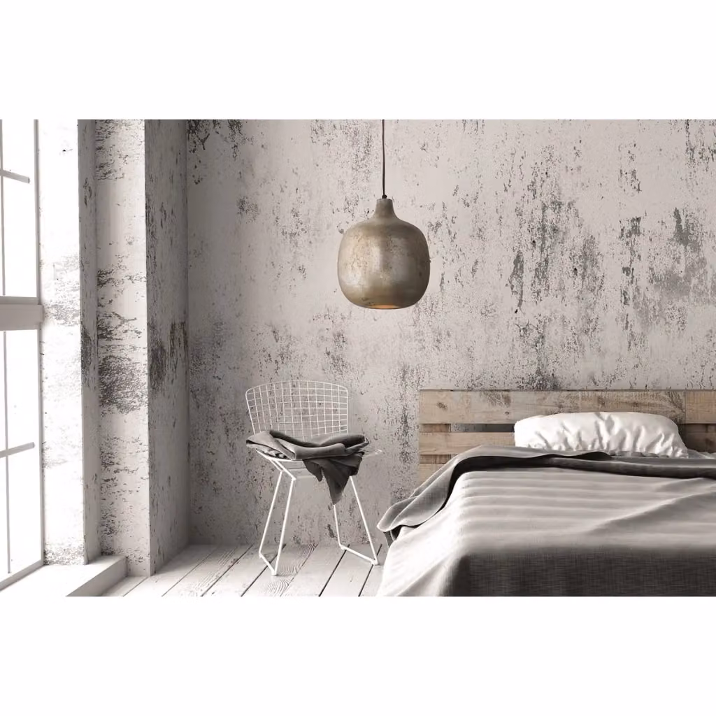 Lampada a sospensione Mican di KENDRA HOME in metallo bronzo con design a cupola industriale – 2