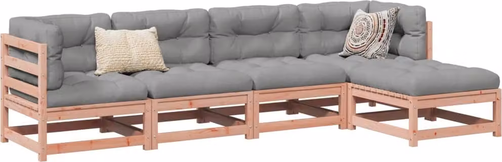 Maison Exclusive - Set da giardino composto da 5 pezzi in legno massello di douglasia