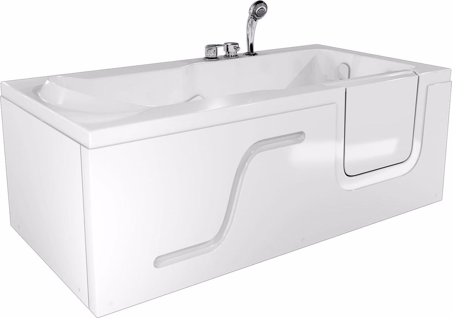 Bagno per anziani con porta S17-EH-L 150x75