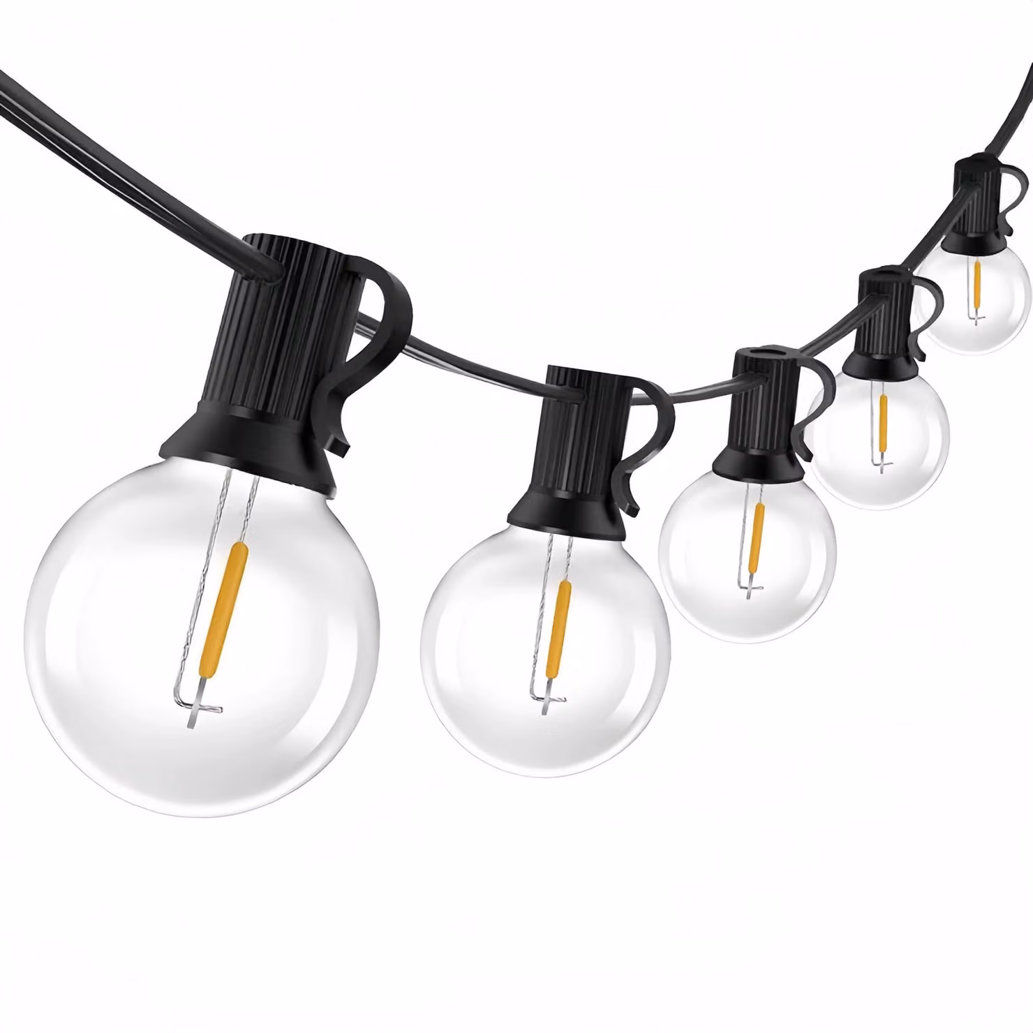 Catena luminosa per esterni, 30 metri, impermeabile, ideale per decorare giardino e terrazza, luce bianco caldo