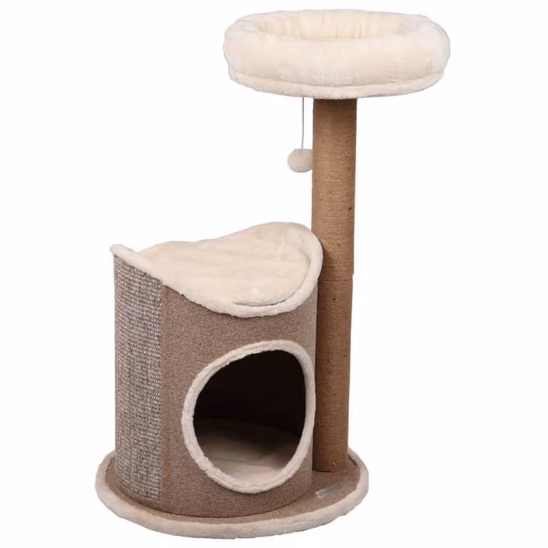 Fusto tiragraffi FLAMINGO con graffiatoio George