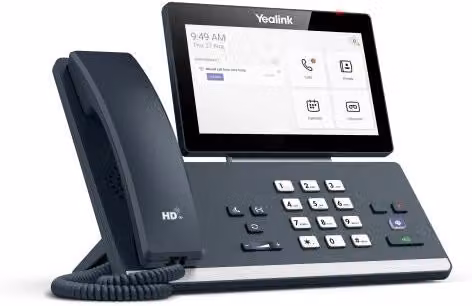 Telefono IP Yealink MP58 Microsoft Teams Edition con schermo LCD da 7 pollici, Wi-Fi e Bluetooth, colore grigio
