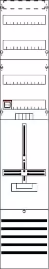 Striebel e John DF19T1V ZFeld completo 9RE 1Z+2RE precablato con croce di conteggio 2CPX054465R9999