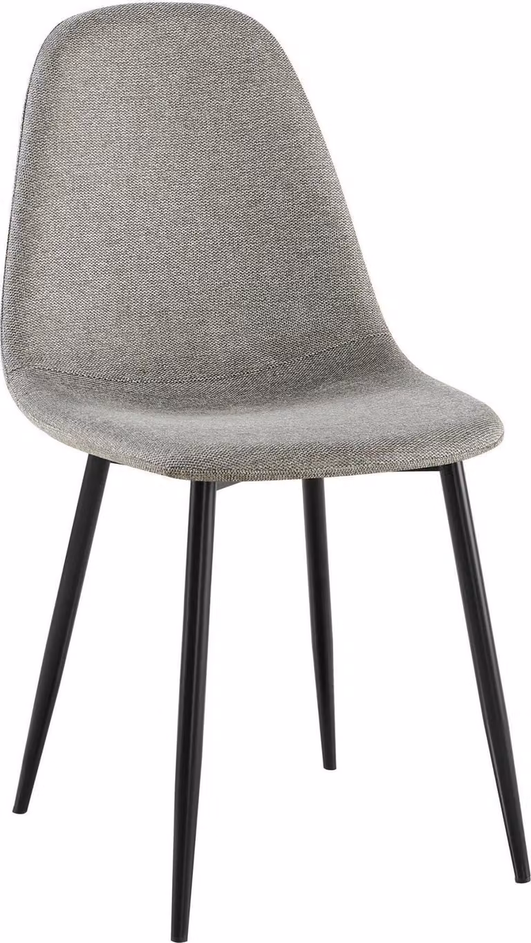 Sedia da pranzo Napier grigio chiaro - sedia da cucina - design di facile manutenzione, confortevole