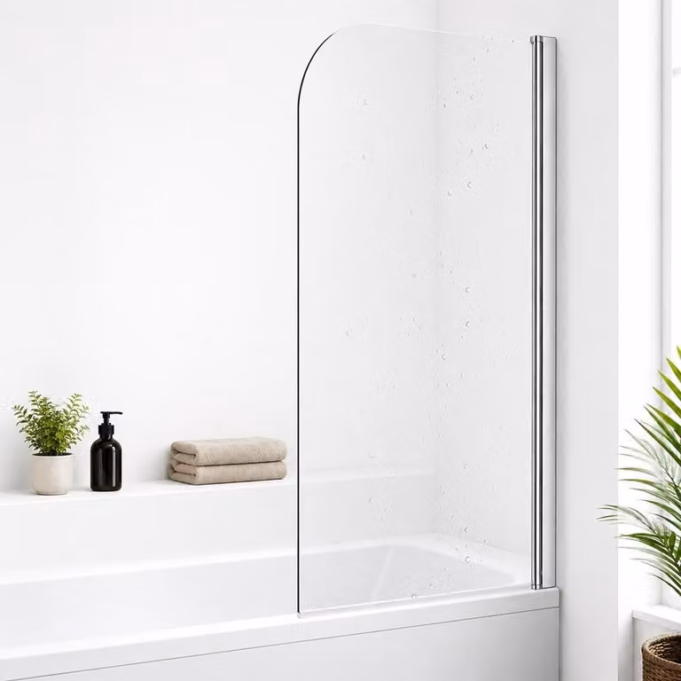 140x80 cabina doccia Schermo pieghevole per vasca da bagno Schermo pieghevole per vasca da bagno