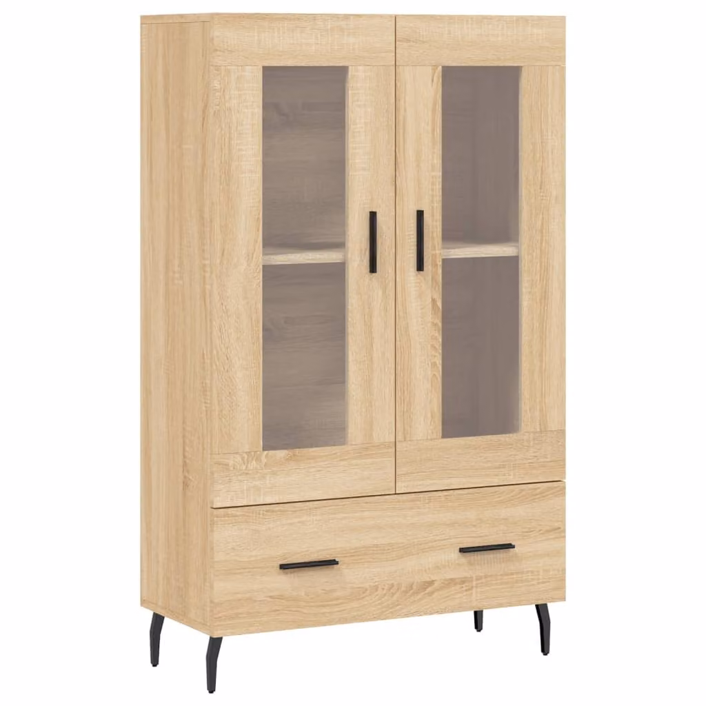 Credenza Rovere Sonoma 69,5x31x115 cm in Legno Multistrato