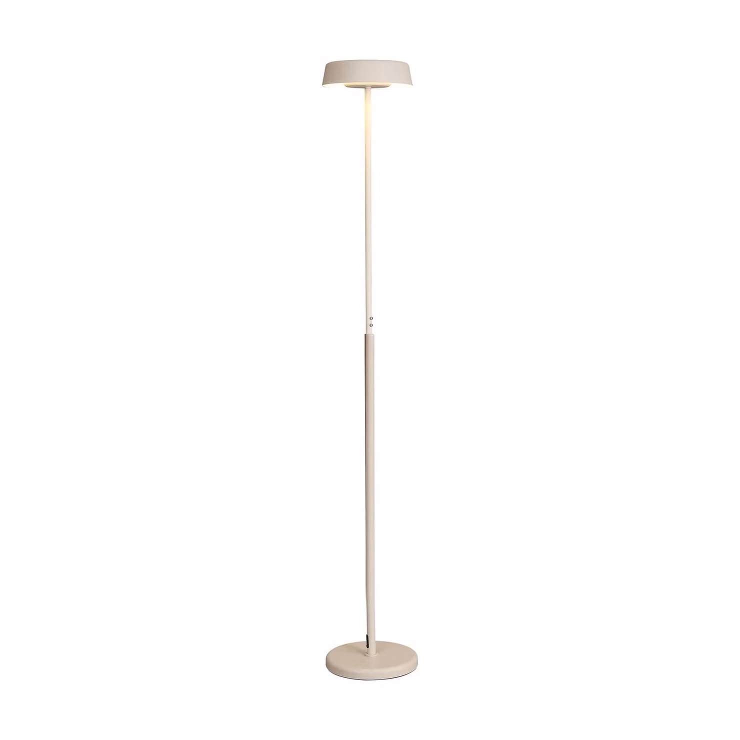 Mantra Iluminación Lampada da terra a LED Noa II, dimmerabile, Bianco / Opale, Soggiorno / Sala da pranzo, Metallo, Moderno, Lampada LED da terra