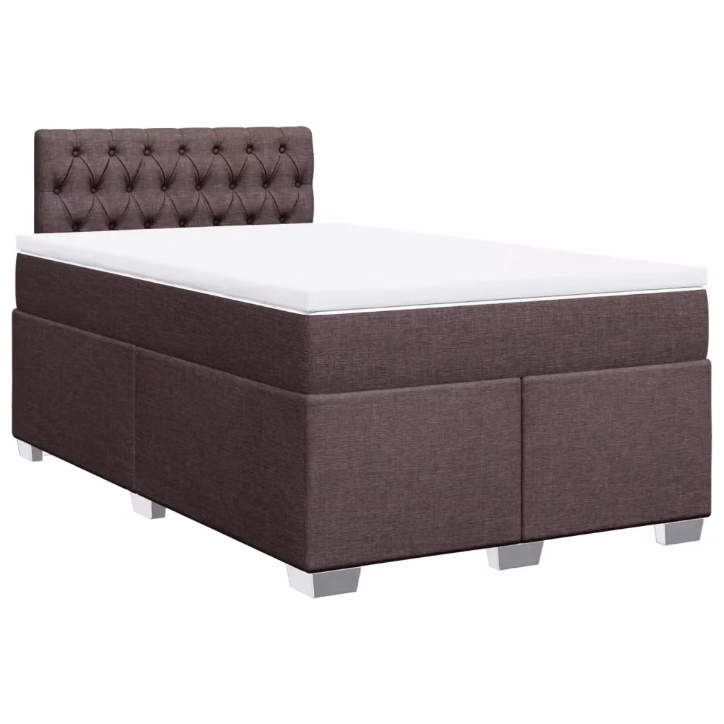 Letto Ibrido con Giroletto a Molle e Materasso vidaXL, Marrone e Bianco, L/P/H: 120 x 190 x 100,5 cm – 2