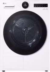 Asciugatrice a pompa di calore LG Serie 700 RHX7010TLB, capacità 10 kg, Classe C, Dual Inverter AI Dry, Wi-Fi, colore Bianco, L: 60 cm, P: 62 cm, H: 85 cm
