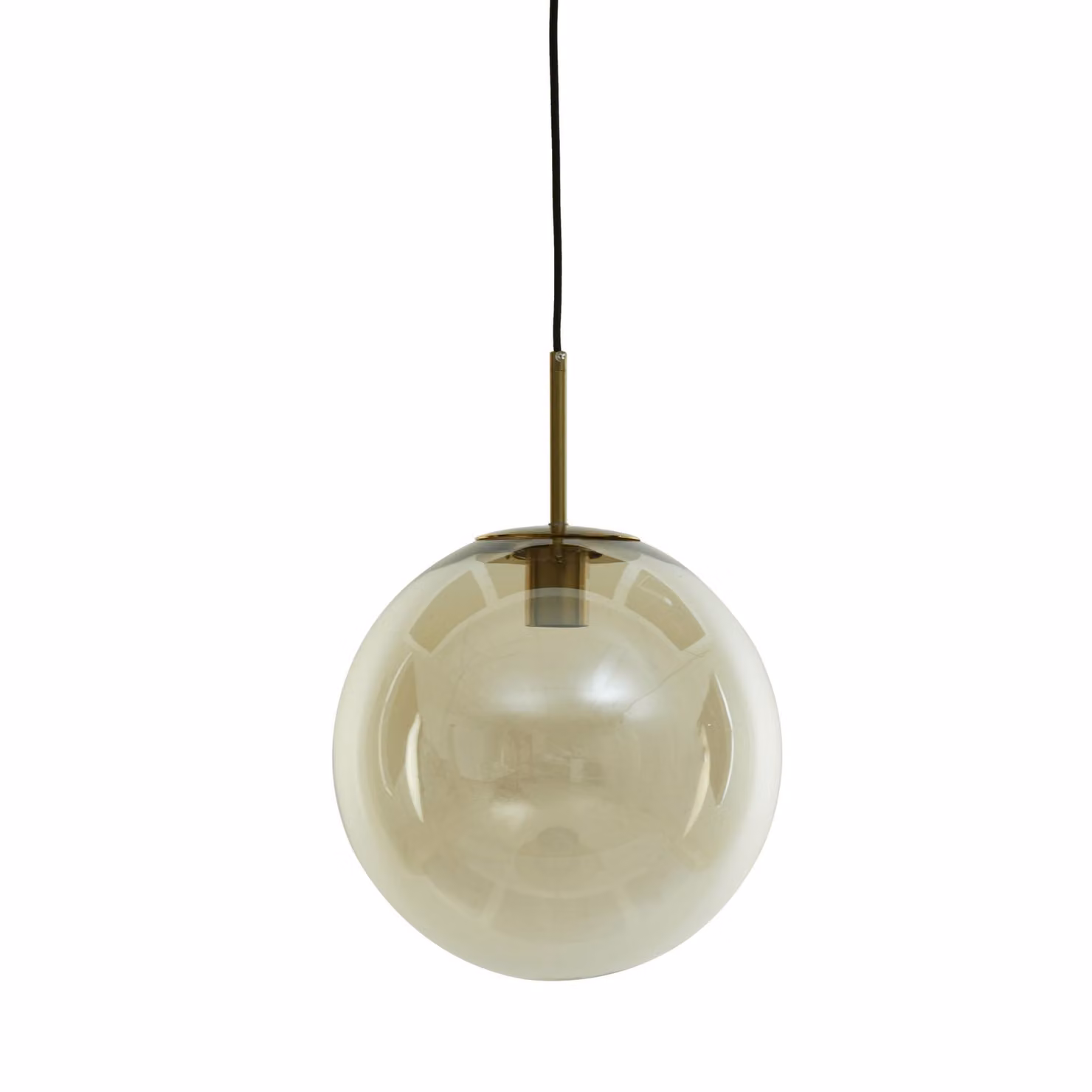 Lampada a sospensione - bronzo - Medina - vetro - Ø 40cm - E27 - 2958885 - Light & Living