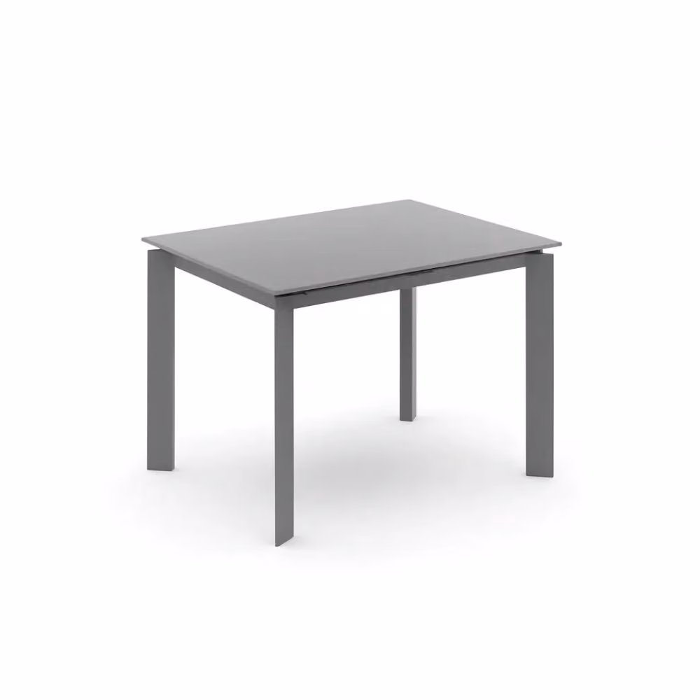 Tavolo da pranzo allungabile Function Duzzle in vetro temperato grigio L/P: 120-170 x 80 cm – 2