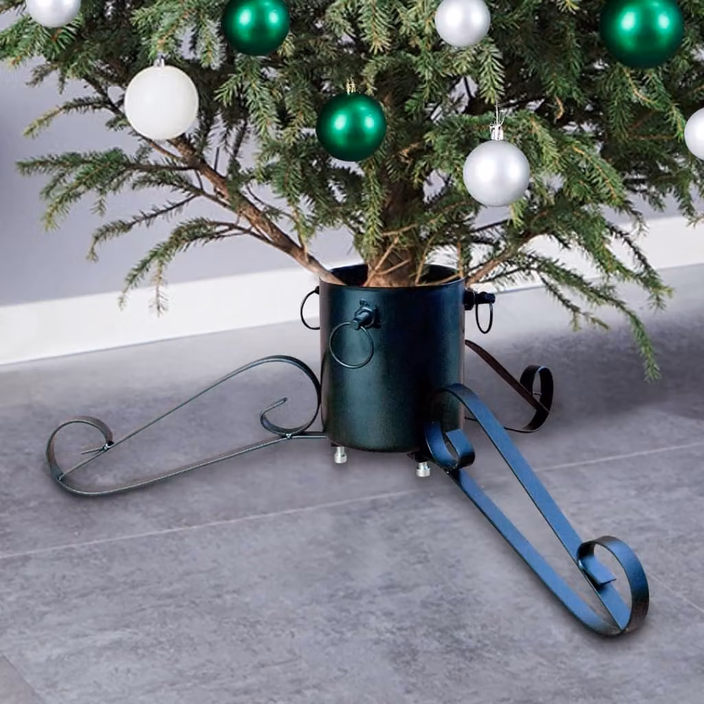Maison Exclusive - Supporto per albero di Natale verde 58 x 58 x 21 cm