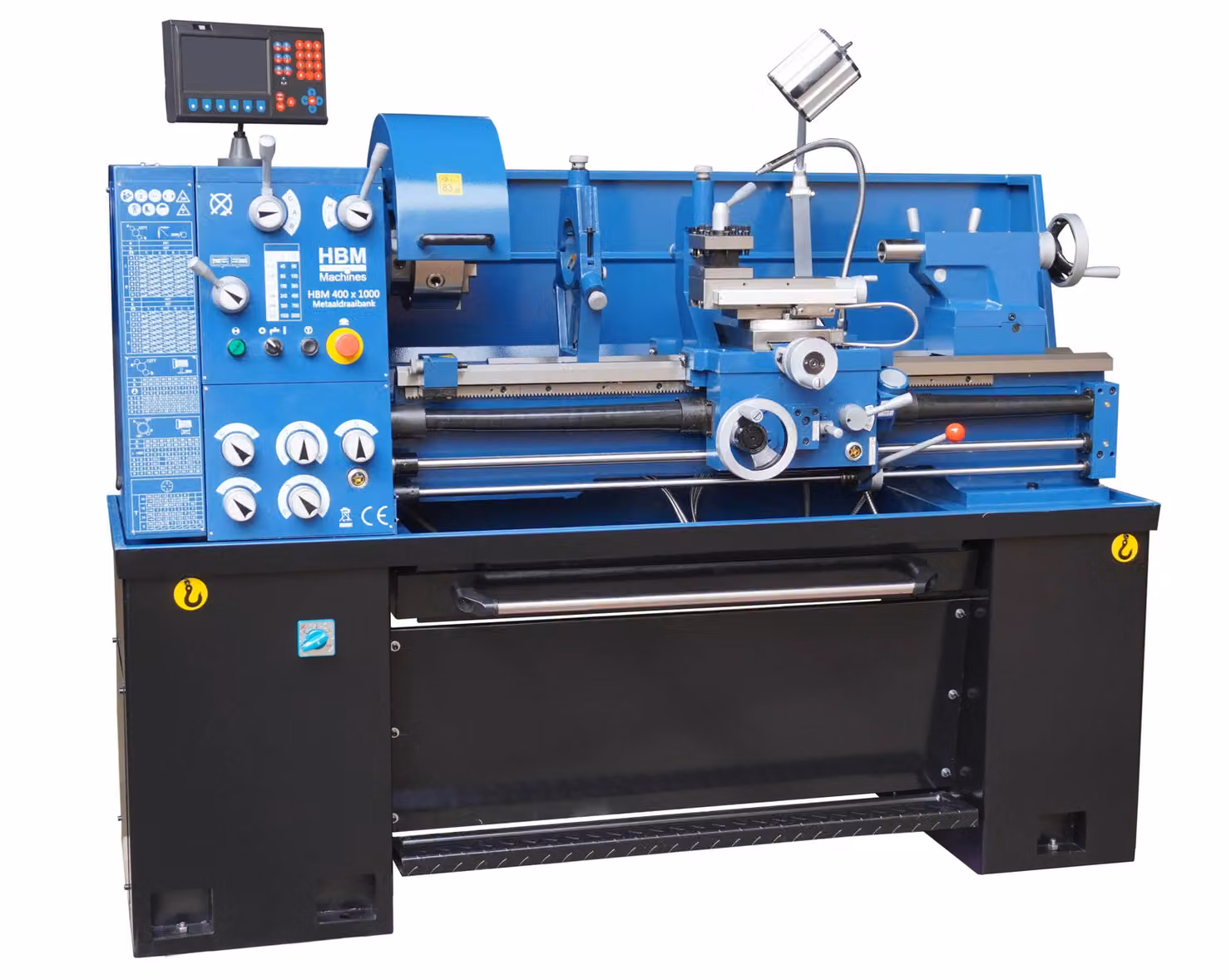 Tornio in metallo 400x1000mm Display LCD Ø52mm Tornio 2200W 400V Tornio