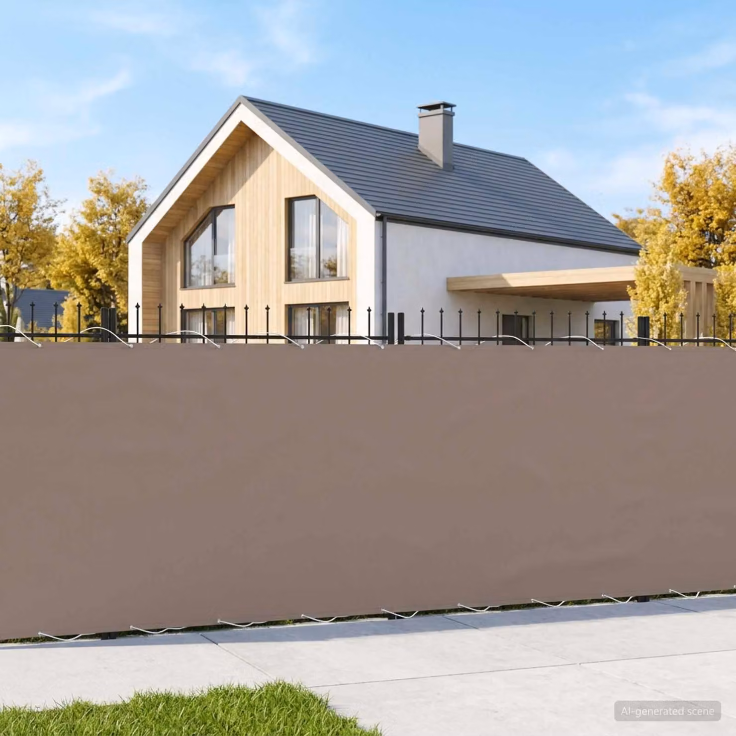 Schermo per la privacy per balcone, dimensioni 1,2 x 25 metri