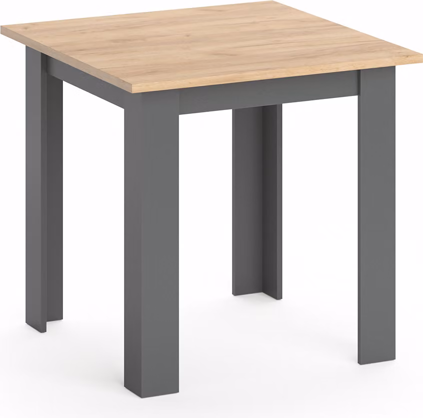 Tavolo da pranzo Vicco Karlos Rovere dorato 80 x 80 cm, Model 36815