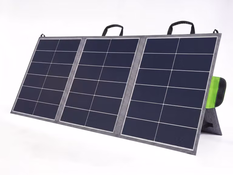 Pannello solare portatile da 100W per centrali elettriche, caricabatterie solare pieghevole da 20V, efficienza elevata del 25% per alimentazione di campeggi e camper, generatori solari per centrali elettriche