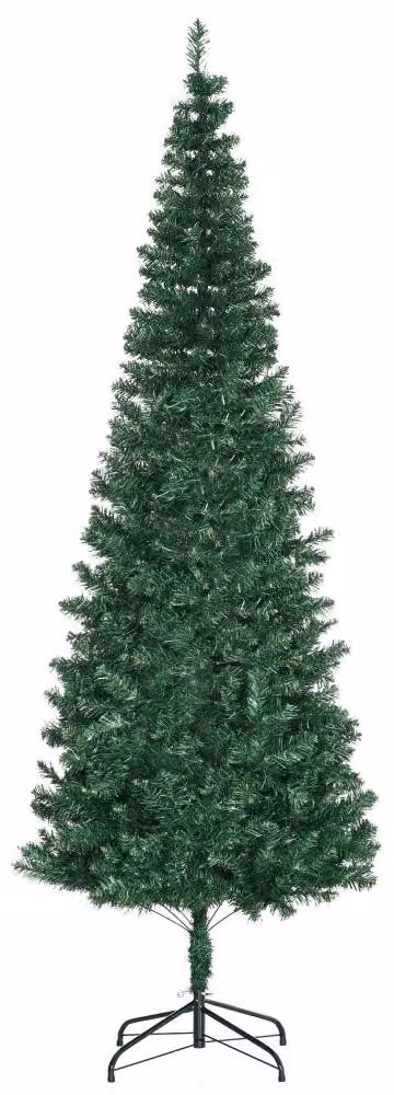 Albero di Natale artificiale - Albero finto - Albero di Natale - Albero artificiale - Abete - Altezza 2,1 metri - Verde, in PVC, con 631 rami