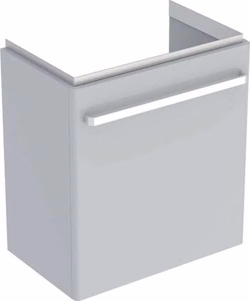 Geberit Renova Compact meuble sous lavabos, avec une porte, 55x60,4x36,7cm, gris clair, 862061000, 862061000