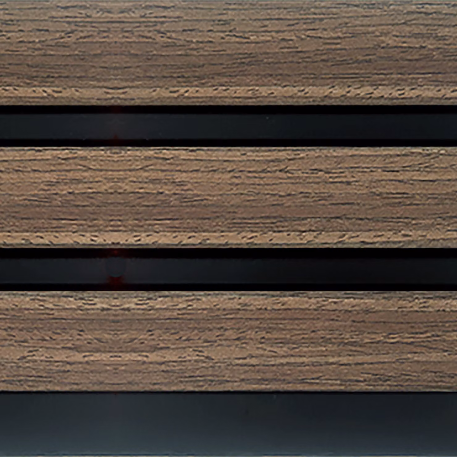 Pannelli Acustici Murali per Pavimentazione da Bagno - 2400mm x 300mm - Marrone (Walnut)