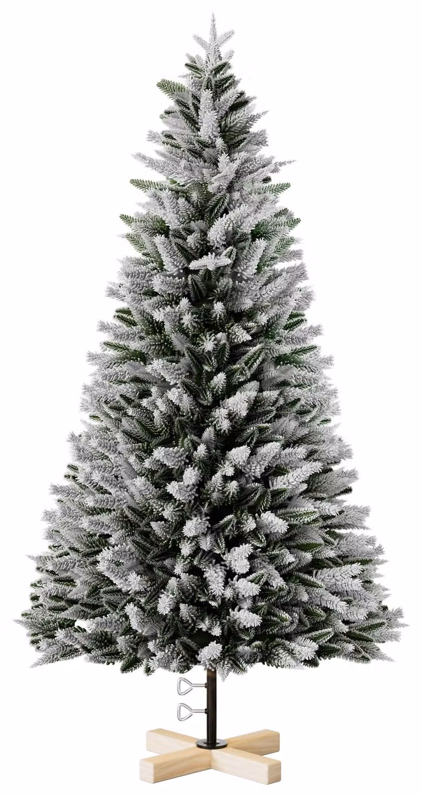 Albero di Natale artificiale - Albero di Natale artificiale con luci - Albero artificiale - Albero di Natale - Decorazioni natalizie - Altezza: 225 cm
