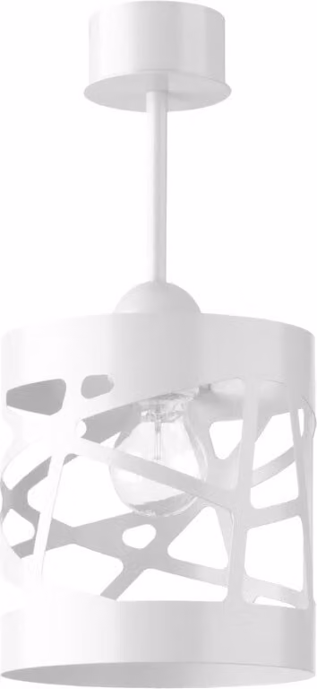 Lampada a sospensione Modulo Frez bianca 1xE27x15W in metallo, dimensioni: 34x17,5x17,5 cm, IP20, Sigma Lighting