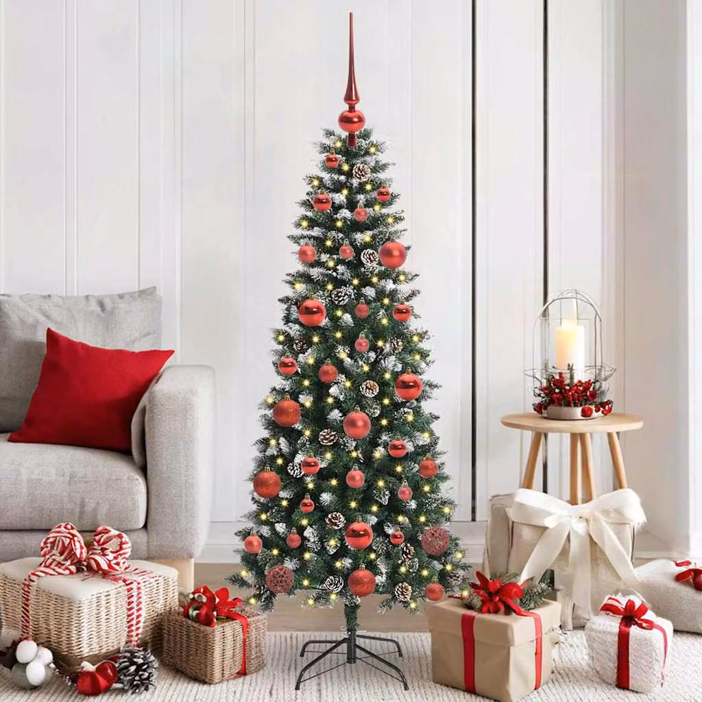 Albero di Natale artificiale moderno vidaXL Verde, Altezza: 150 cm