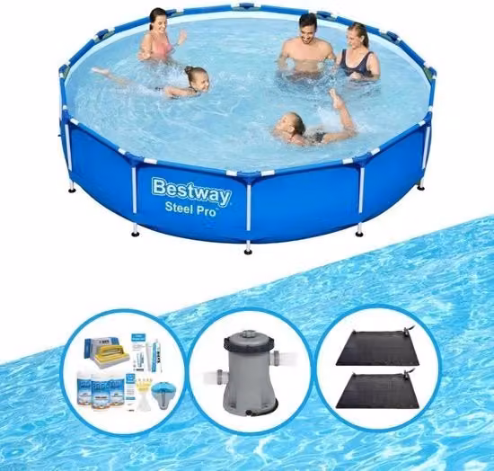 Piscina in Acciaio Steel Pro - Offerta Piscina - 366x76 cm