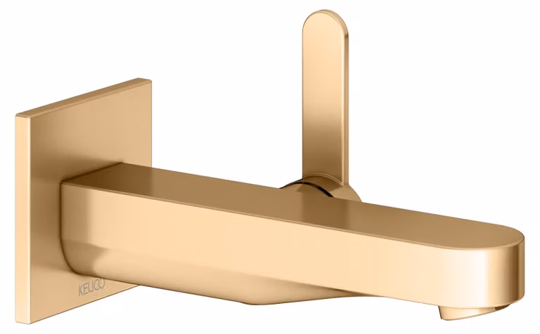 KEUCO IXMO Flat Mitigeur monocommandé encastré pour lavabo, 165mm, rosace carrée, 59516250302, 59516250302