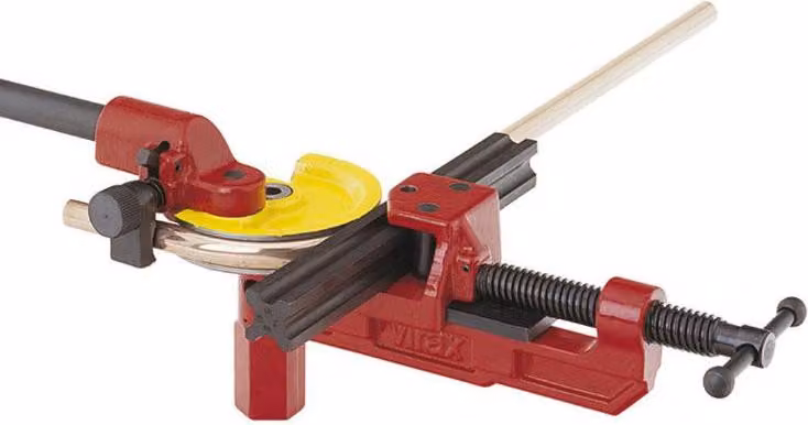 Curvatubi manuale da banco per tubi in rame incrudito con cilindro 4,3D Ø10-22 mm VIRAX - 250282