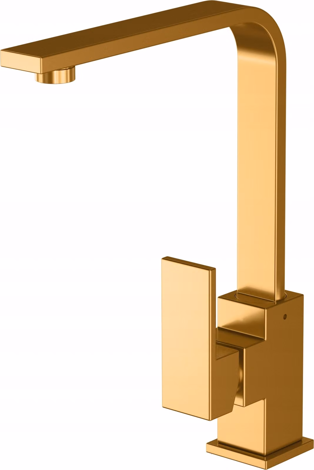 Granitan - Rubinetto da cucina - Rubinetto per lavello - Orientabile a 360° - Cartuccia in Vetroceramica - Oro - Ottone - CARO