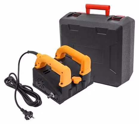 Fresatrice per calcestruzzo, fresatrice per ristrutturazioni, elettrica, 220V, 1200W, 1000-4000 giri/min, levigatrice per calcestruzzo con sistema di aspirazione, levigatrice portatile a lama, fresatrice a rulli, profondità di taglio: 1-4 mm, larghezza: 1