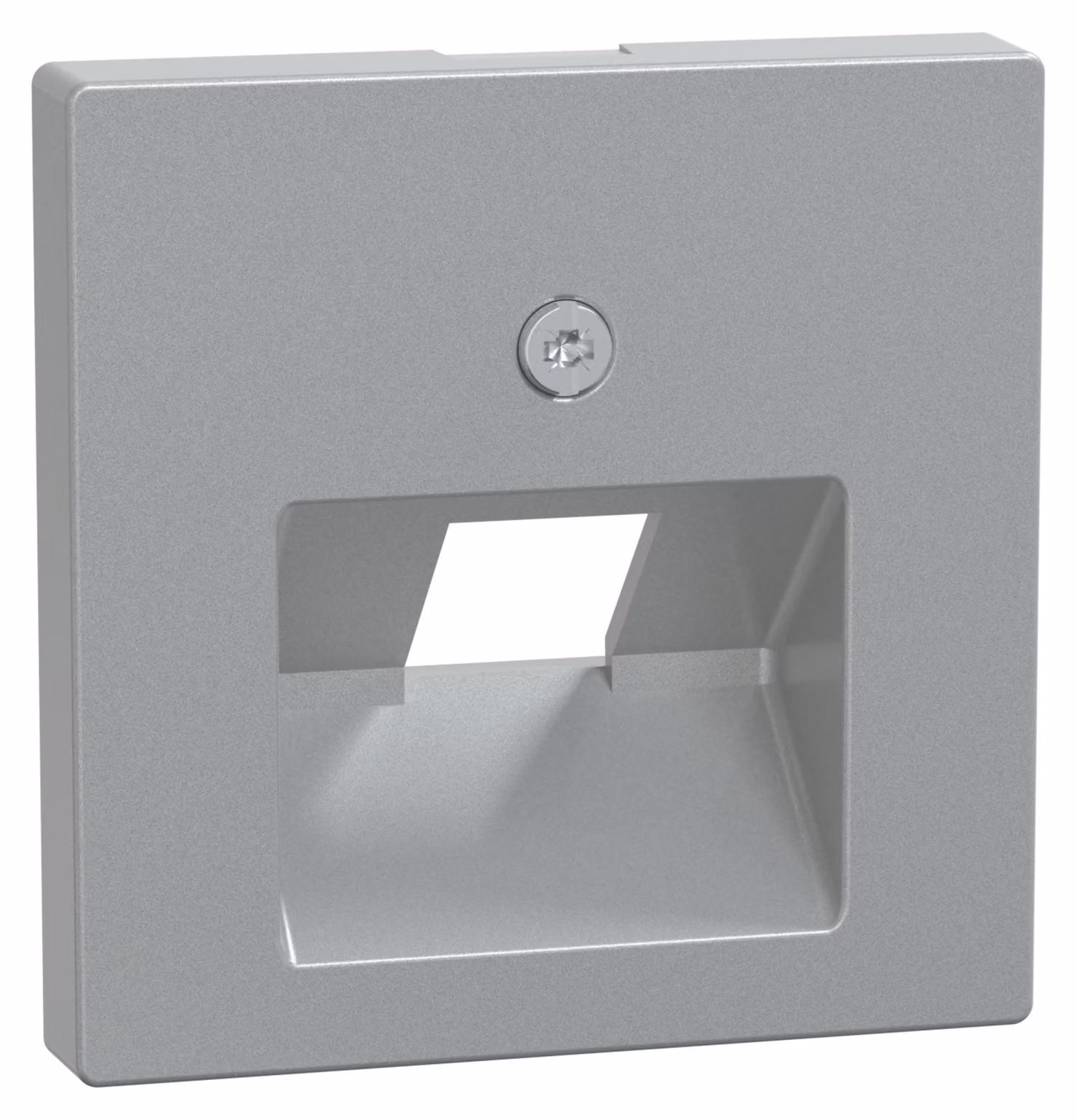Piastra centrale Merten in alluminio per inserto UAE 1f. 298360