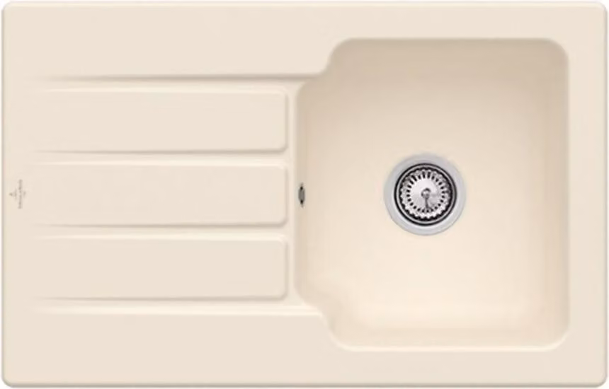 Lavello V&B Architectura 45, avorio CeramicPlus