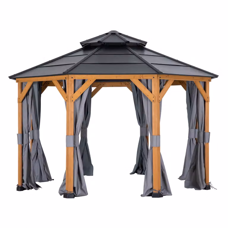 Tenda per padiglione in acciaio - 395 x 395 cm