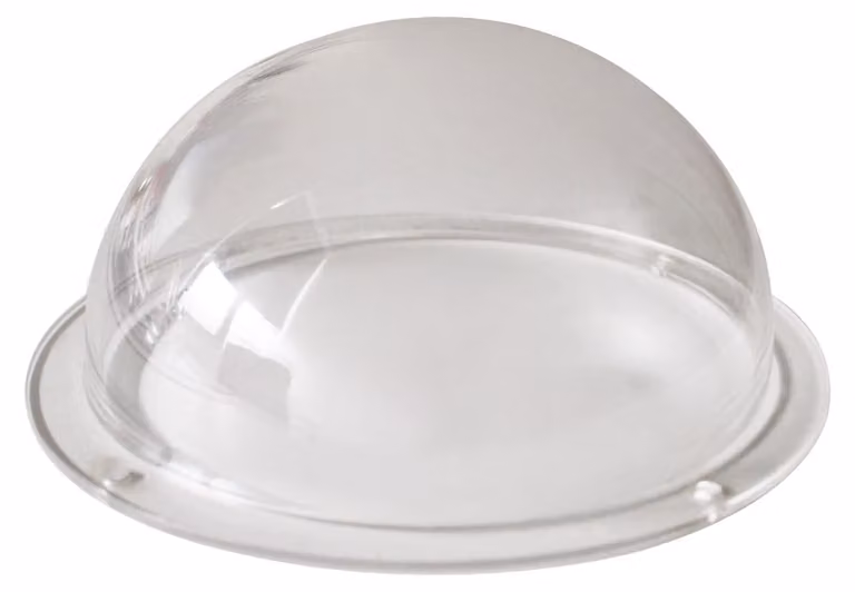 Elzusha - Cupola in acrilico per telecamere di sicurezza da esterno, diametro 180 mm, trasparente e resistente agli agenti atmosferici