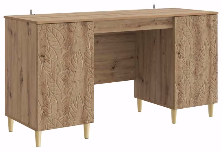 Scrivania Rovere Artigianale Legno ingegnerizzato