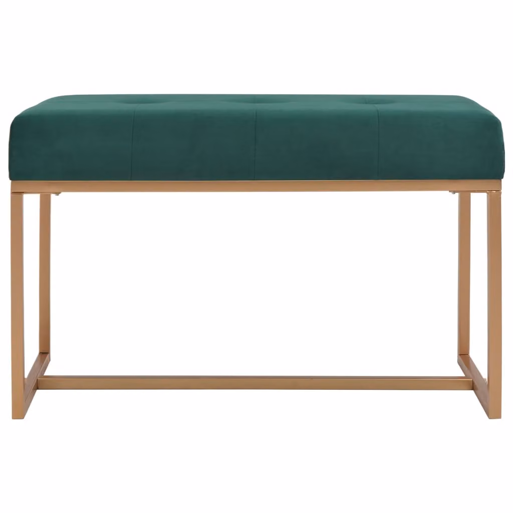 Panca 80 cm in Velluto Verde