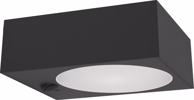 EGLO DARFANO, quadrato, 1 lampadina, 4000 K, grado di protezione IP54, colore nero