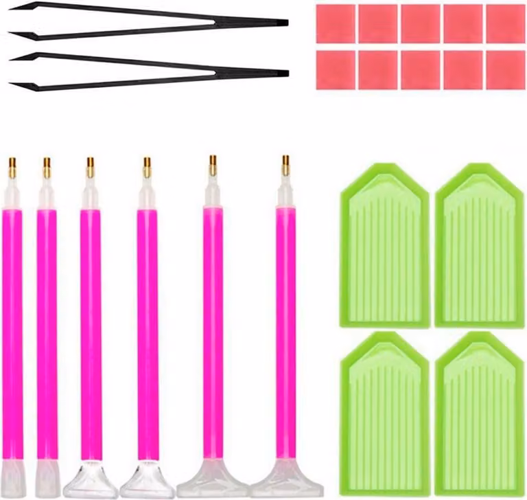 Set Di Accessori Per La Pittura A Diamante