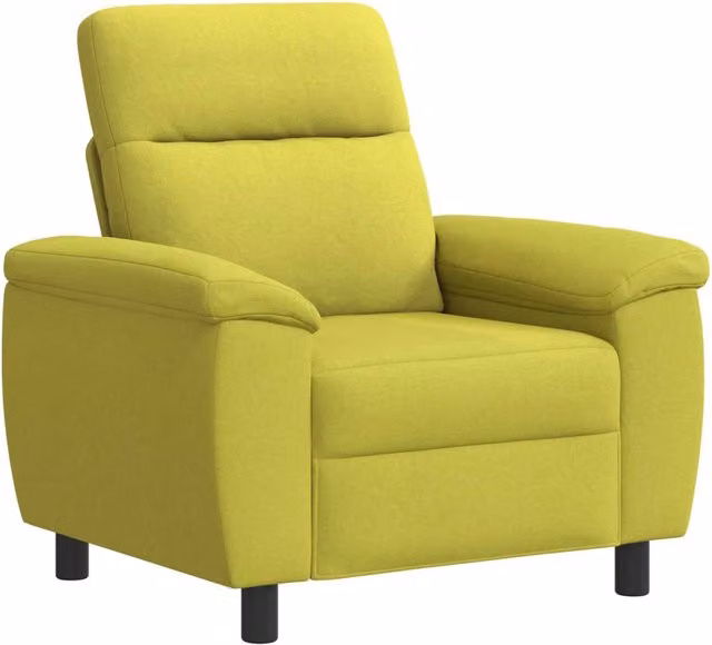 Divano moderno vidaXL verde con struttura imbottita L/P/H: 95 x 90 x 95 cm