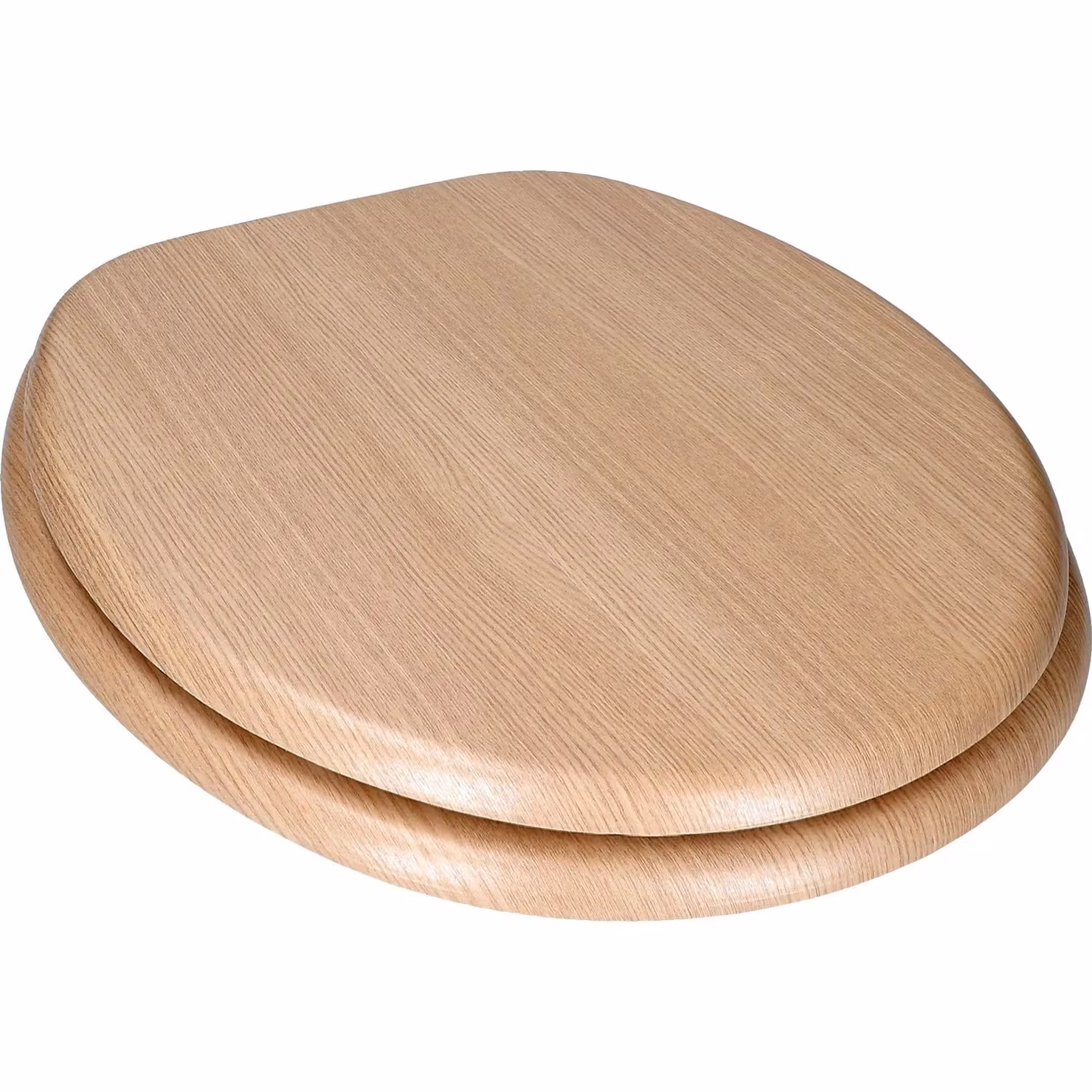 Copriwater in legno Rovere Sonoma marrone Vestiamo Casa L: 37 cm, P: 43,4 cm – 1