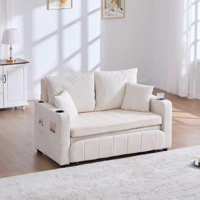 Divano letto multifunzionale - Zephmum- Tessuto lavabile tasca di stoccaggio